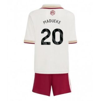 Arsenal Barn Tredjeställ 2025/26 Noni Madueke 20 Kortärmad Tröja + Shorts