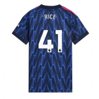 Arsenal Dam Bortatröja 2025/26 Declan Rice 41 Kortärmad Fotbollströja