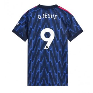 Arsenal Dam Bortatröja 2025/26 Gabriel Jesus 9 Kortärmad Fotbollströja