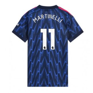 Arsenal Dam Bortatröja 2025/26 Gabriel Martinelli 11 Kortärmad Fotbollströja