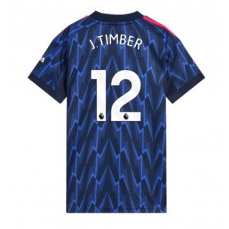 Arsenal Dam Bortatröja 2025/26 Jurrien Timber 12 Kortärmad Fotbollströja