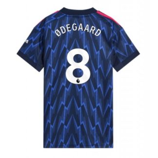 Arsenal Dam Bortatröja 2025/26 Martin Ødegaard 8 Kortärmad Fotbollströja