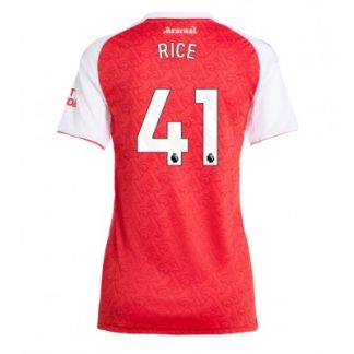 Arsenal Dam Hemmatröja 2025/26 Declan Rice 41 Kortärmad Fotbollströja