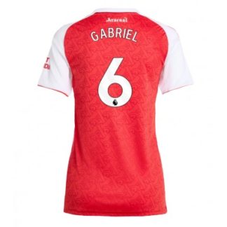 Arsenal Dam Hemmatröja 2025/26 Gabriel Magalhães 6 Kortärmad Fotbollströja