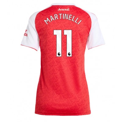 Arsenal Dam Hemmatröja 2025/26 Gabriel Martinelli 11 Kortärmad Fotbollströja