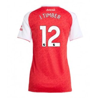 Arsenal Dam Hemmatröja 2025/26 Jurrien Timber 12 Kortärmad Fotbollströja