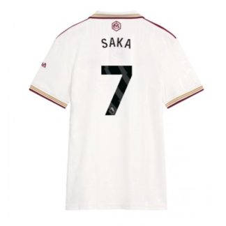 Arsenal Dam Tredjetröja 2025/26 Bukayo Saka 7 Kortärmad Fotbollströja