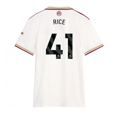 Arsenal Dam Tredjetröja 2025/26 Declan Rice 41 Kortärmad Fotbollströja
