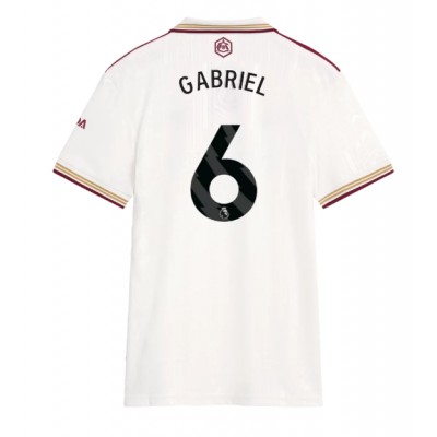 Arsenal Dam Tredjetröja 2025/26 Gabriel Magalhães 6 Kortärmad Fotbollströja