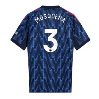 Arsenal Herr Bortatröja 2025/26 Cristhian Mosquera 3 Kortärmad Fotbollströja