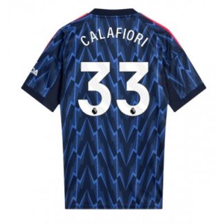 Arsenal Herr Bortatröja 2025/26 Riccardo Calafiori 33 Kortärmad Fotbollströja