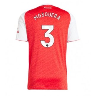 Arsenal Herr Hemmatröja 2025/26 Cristhian Mosquera 3 Kortärmad Fotbollströja