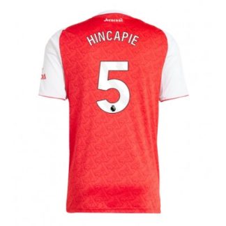 Arsenal Herr Hemmatröja 2025/26 Piero Hincapié 5 Kortärmad Fotbollströja