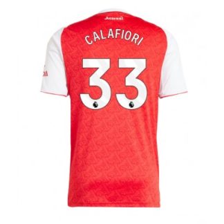 Arsenal Herr Hemmatröja 2025/26 Riccardo Calafiori 33 Kortärmad Fotbollströja