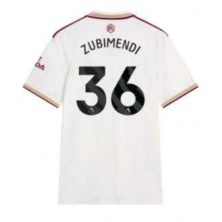 Arsenal Herr Tredjetröja 2025/26 Martín Zubimendi 36 Kortärmad Fotbollströja