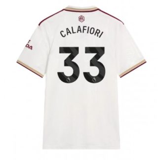Arsenal Herr Tredjetröja 2025/26 Riccardo Calafiori 33 Kortärmad Fotbollströja