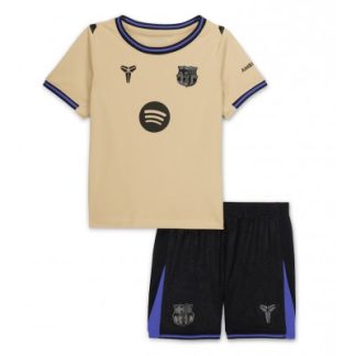Barcelona Barn Bortaställ 2025/26 Kortärmad Tröja + Shorts