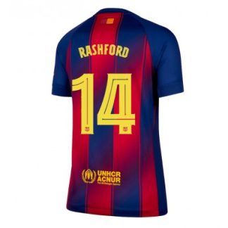 FC Barcelona Dam Hemmatröja 2025/26 Marcus Rashford 14 Kortärmad Fotbollströja