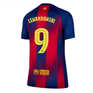 FC Barcelona Dam Hemmatröja 2025/26 Robert Lewandowski 9 Kortärmad Fotbollströja