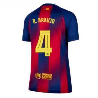 FC Barcelona Dam Hemmatröja 2025/26 Ronald Araujo #4 Kortärmad Fotbollströja