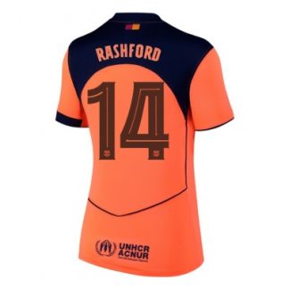 FC Barcelona Dam Tredjetröja 2025/26 Marcus Rashford 14 Kortärmad Fotbollströja