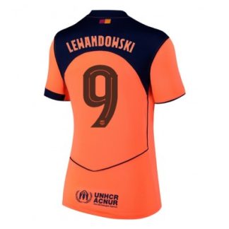 FC Barcelona Dam Tredjetröja 2025/26 Robert Lewandowski 9 Kortärmad Fotbollströja
