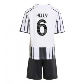Juventus Barn Hemmaställ 2025/26 Lloyd Kelly 6 Kortärmad Tröja + Shorts