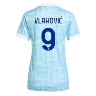 Juventus Dam Bortatröja 2025/26 Dušan Vlahović 9 Kortärmad Fotbollströja