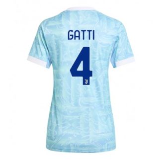 Juventus Dam Bortatröja 2025/26 Federico Gatti 4 Kortärmad Fotbollströja