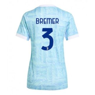 Juventus Dam Bortatröja 2025/26 Gleison Bremer 3 Kortärmad Fotbollströja