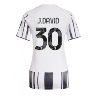 Juventus Dam Hemmatröja 2025/26 Jonathan David 30 Kortärmad Fotbollströja