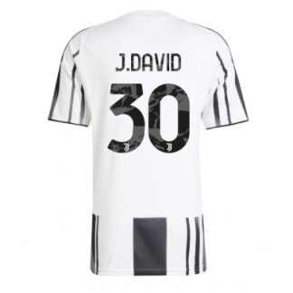 Juventus Herr Hemmatröja 2025/26 Jonathan David 30 Kortärmad Fotbollströja