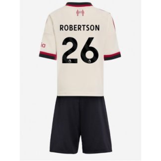 Liverpool Barn Bortaställ 2025/26 Andrew Robertson 26 Kortärmad Tröja + Shorts