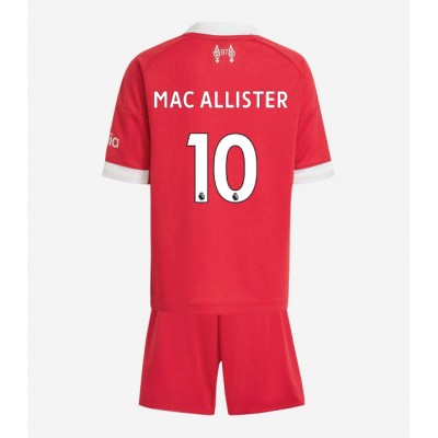 Liverpool Barn Hemmaställ 2025/26 Alexis Mac Allister 10 Kortärmad Tröja + Shorts