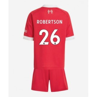 Liverpool Barn Hemmaställ 2025/26 Andrew Robertson 26 Kortärmad Tröja + Shorts