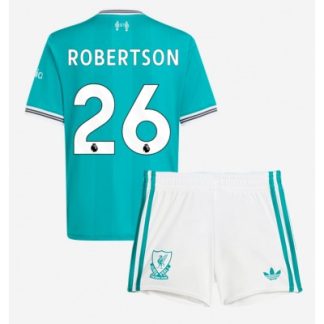 Liverpool Barn Tredjeställ 2025/26 Andrew Robertson 26 Kortärmad Tröja + Shorts