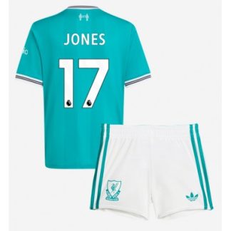 Liverpool Barn Tredjeställ 2025/26 Curtis Jones 17 Kortärmad Tröja + Shorts