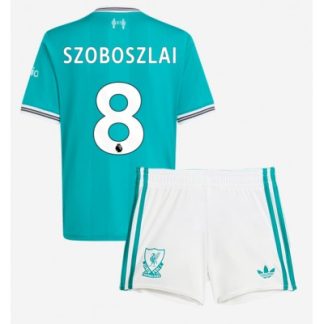 Liverpool Barn Tredjeställ 2025/26 Dominik Szoboszlai 8 Kortärmad Tröja + Shorts