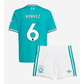 Liverpool Barn Tredjeställ 2025/26 Milos Kerkez 6 Kortärmad Tröja + Shorts