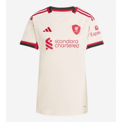 Liverpool Bortatröja 2025/26 Dam Kortärmad Fotbollströja