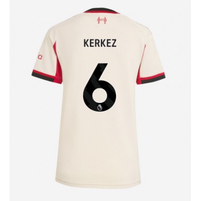 Liverpool Dam Bortatröja 2025/26 Milos Kerkez 6 Kortärmad Fotbollströja