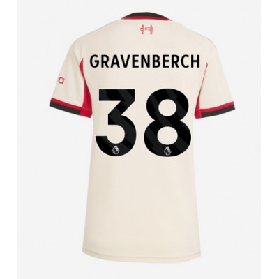 Liverpool Dam Bortatröja 2025/26 Ryan Gravenberch 38 Kortärmad Fotbollströja