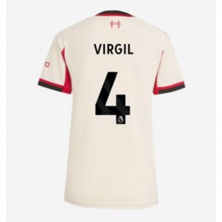Liverpool Dam Bortatröja 2025/26 Virgil van Dijk 4 Kortärmad Fotbollströja