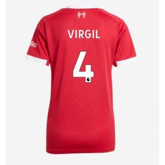Liverpool Dam Hemmatröja 2025/26 Virgil van Dijk 4 Kortärmad Fotbollströja