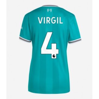 Liverpool Dam Tredjetröja 2025/26 Virgil van Dijk 4 Kortärmad Fotbollströja
