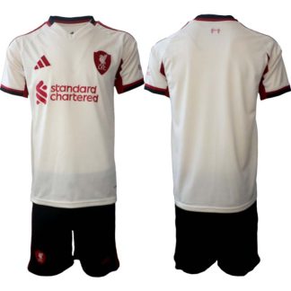 Liverpool FC Herr Bortaställ 2025/26 – Kortärmad Fotbollströja + Shorts