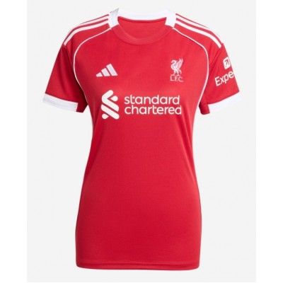 Liverpool Hemmatröja 2025/26 Dam Kortärmad Fotbollströja