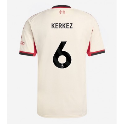 Liverpool Herr Bortatröja 2025/26 Milos Kerkez 6 Kortärmad Fotbollströja