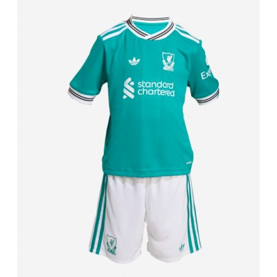 Liverpool Tredjeställ 2025/26 Barn Kortärmad Tröja + Shorts