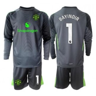 Manchester United Altay Bayindir 1 Målvakt Bortaställ Barn 2025/26 Långärmad (+ Shorts)